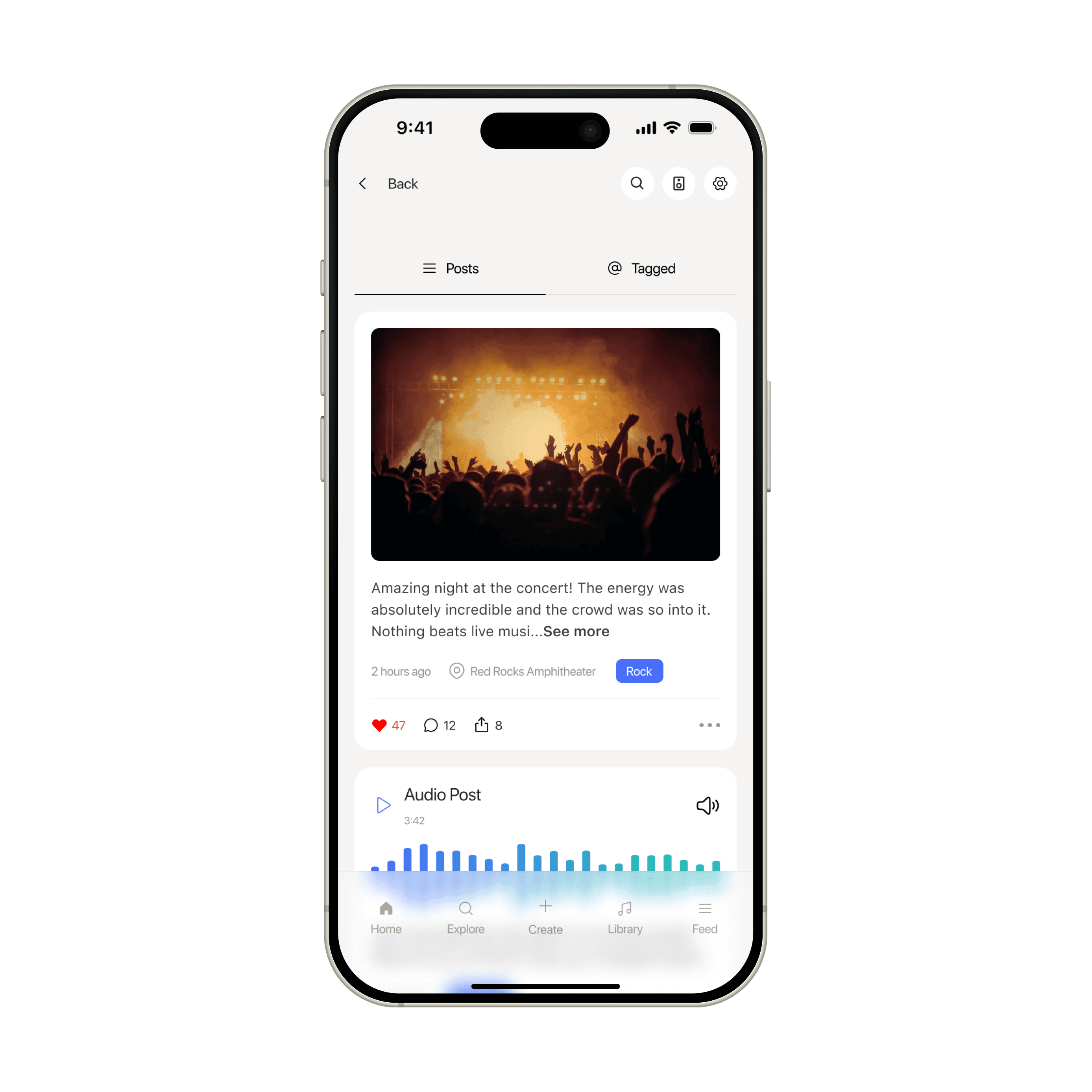 Get social with friends & artists